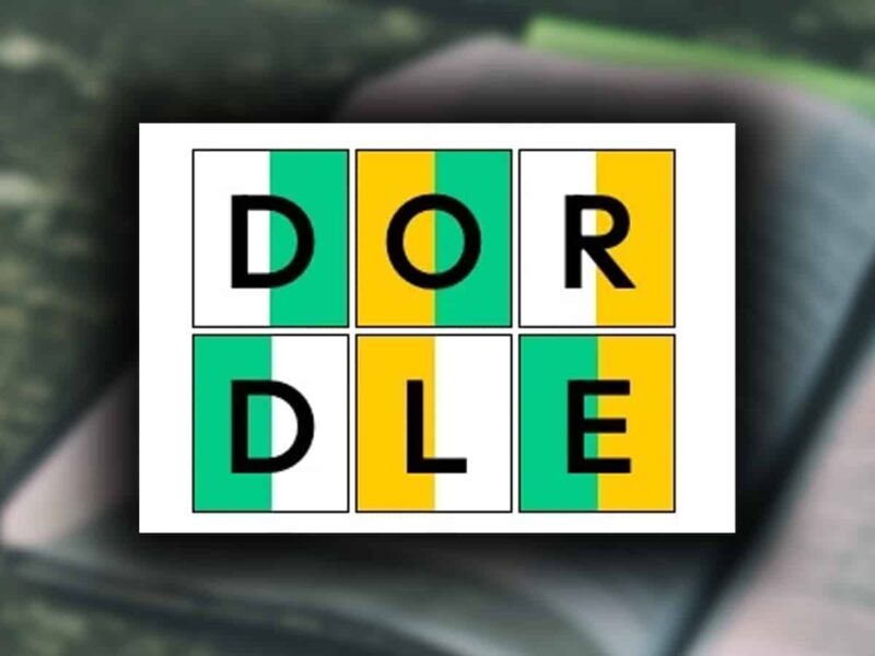 Entertaining for all ages: the dordle game!