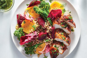 A healthy salad that reduces cholesterol